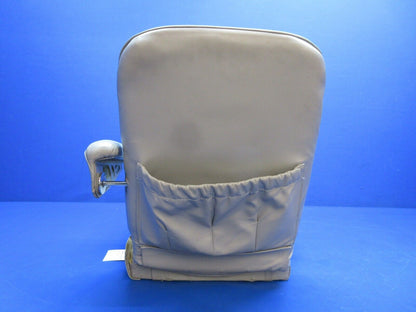 Cessna 401 / 401A Co-Pilot Seat Assy - Gray Leather P/N 5014047-4 (1223-1490)