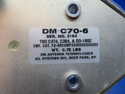Dorne & Margolin Comm Antenna P/N DCMC70-6 & 58-380112 (0224-240)