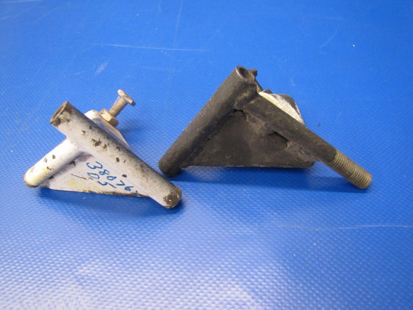 Piper Cherokee Hinge Halves - Nose Gear P/N 38076-04 & -05 ONE PAIR (0417-163)