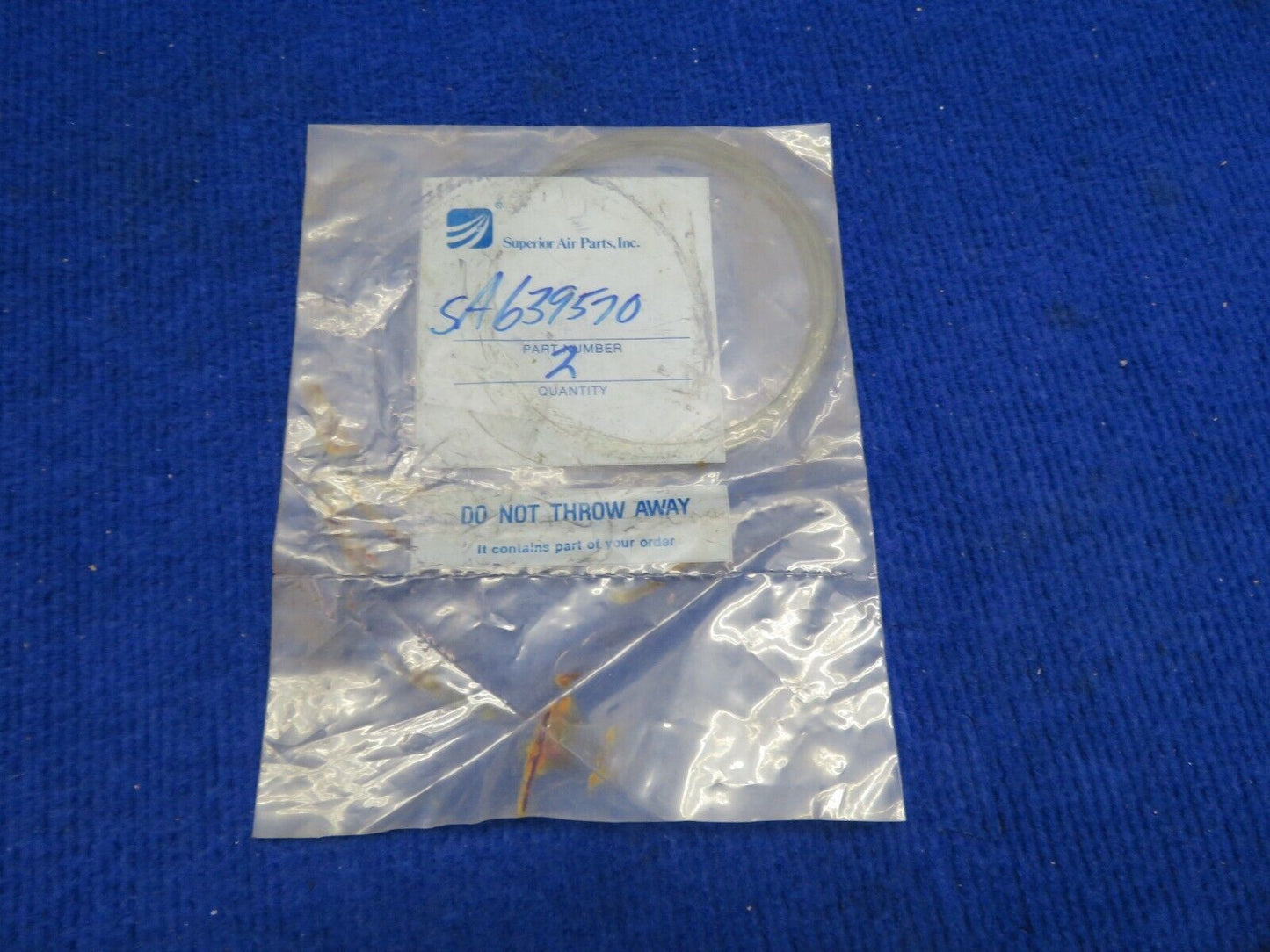 Superior Piston Ring LOT OF 2 P/N SA639570 NOS (0222-450)