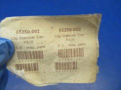 Piper Cherokee Clip Stabilizer Trim P/N 65250-002 NOS (1118-255)