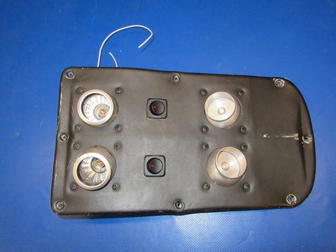 Beech D55 Baron Overhead Panel w Lights, Air Vents P/N 96-550013-608 (0717-21)