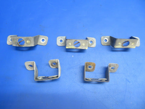 Beech C-35 Bonanza Cowling Fastener Bracket P/N 35-910244 LOT OF 5 (1222-541)