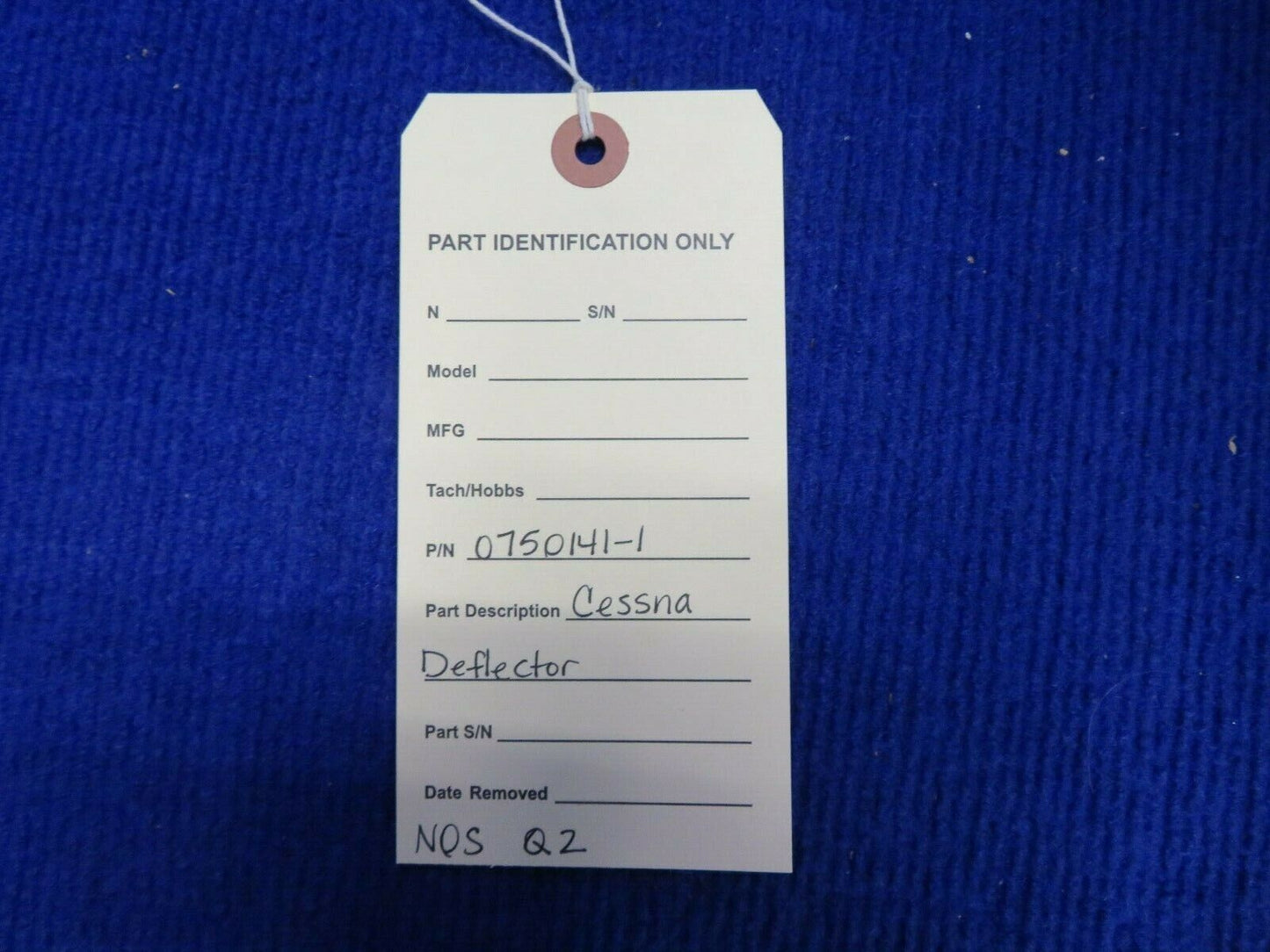 Cessna Deflector P/N 0750141-1 NOS (0522-627)