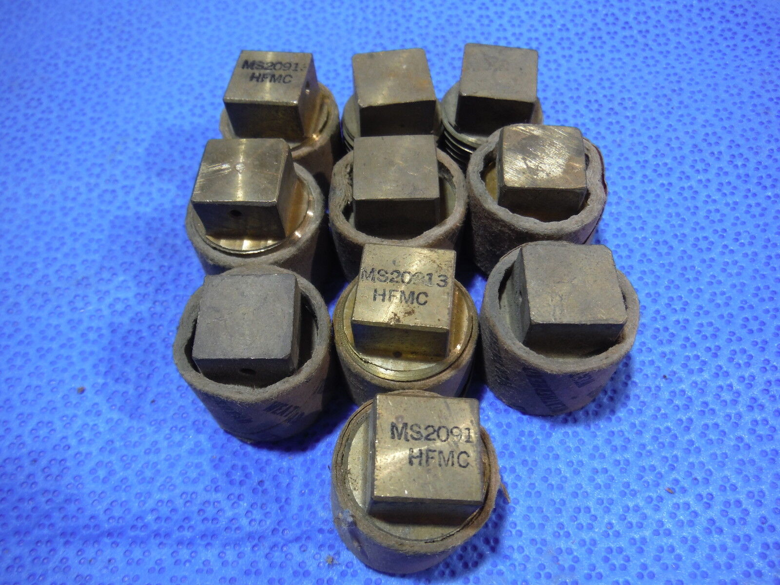 Plug, Pipe, Brass  LOT OF 10  P/N MS20913-4  (715-19)
