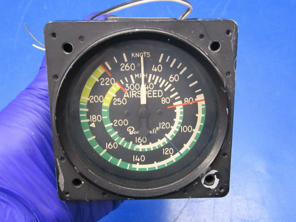Beech Baron 58P Edo-Aire Airspeed Indicator P/N 102-380002-31 (0218-176)