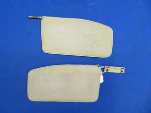 Cessna 150L / 150 Sun Visor & Clamp Vinyl Beige LH & RH 1414087-13 (1020-21)