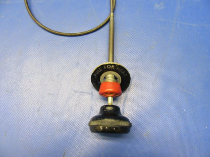Brantly B2B Helicopter Cabin Heat Cable w/ Knob 35" (0921-493)