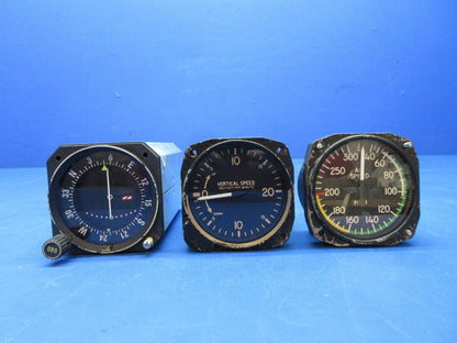 Beech Aircraft Instruments MAN CAVE / Decoration LOT OF 9 (0823-119)