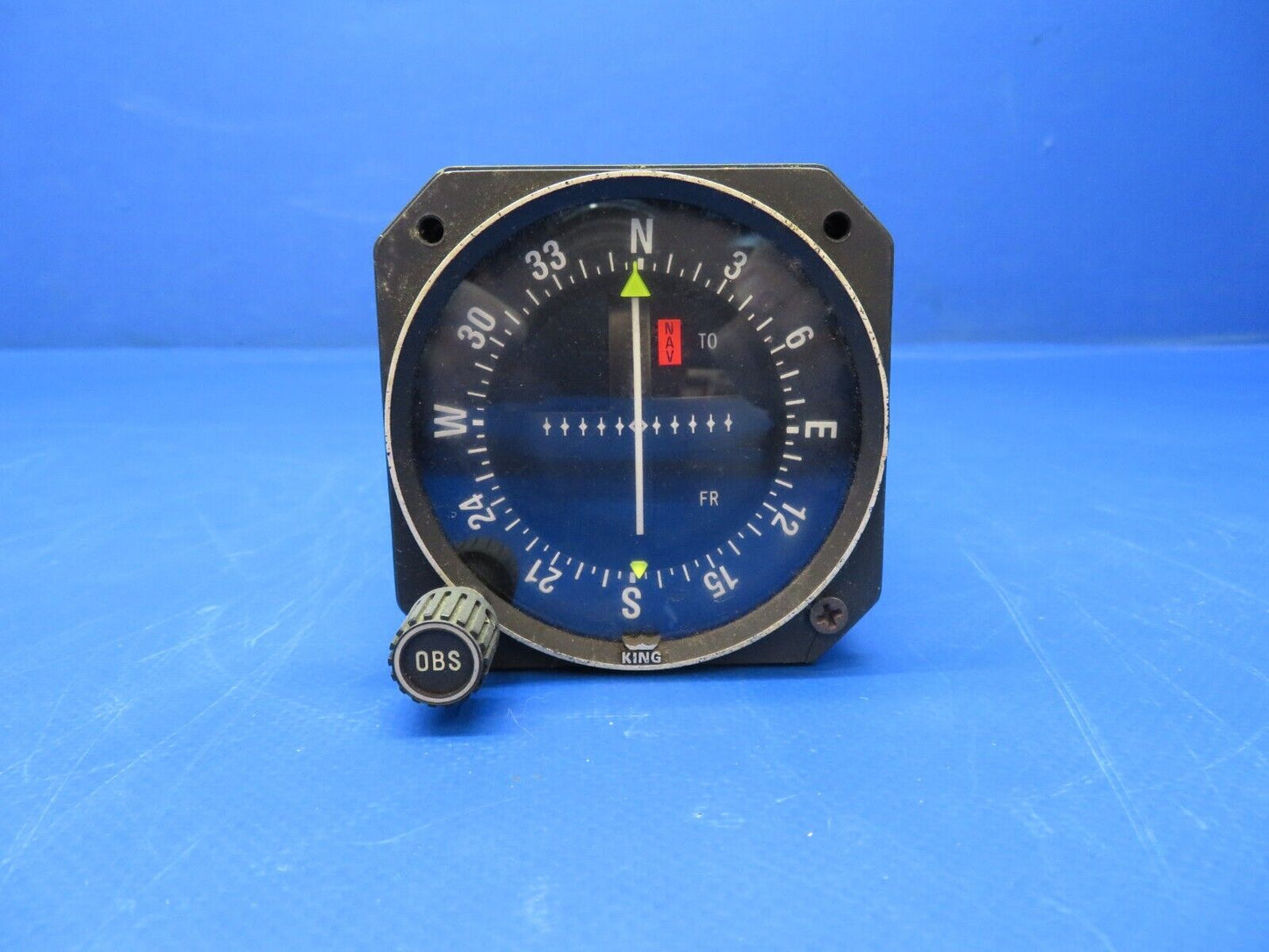 King KI 203 VOR / LOC / Converter Indicator P/N 066-3034-00 (1122-389)