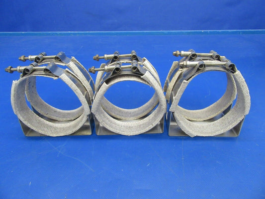 NUCO High Torque Clamp Oxygen Bottle LOT OF 3 3078C42 (1218-250)
