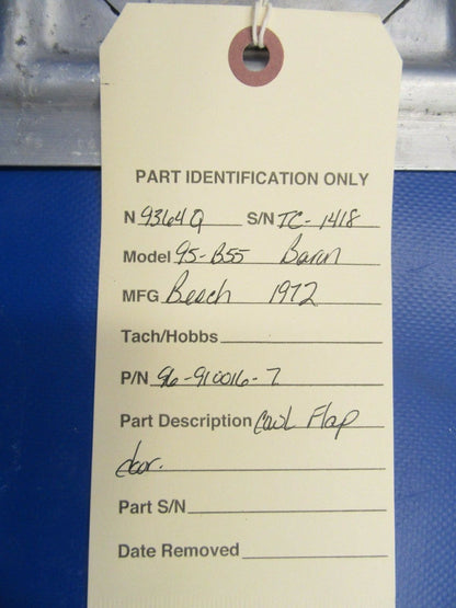 Beech Baron Door Cowl Flap Weld Assy P/N 96-910016-7 (1217-58)
