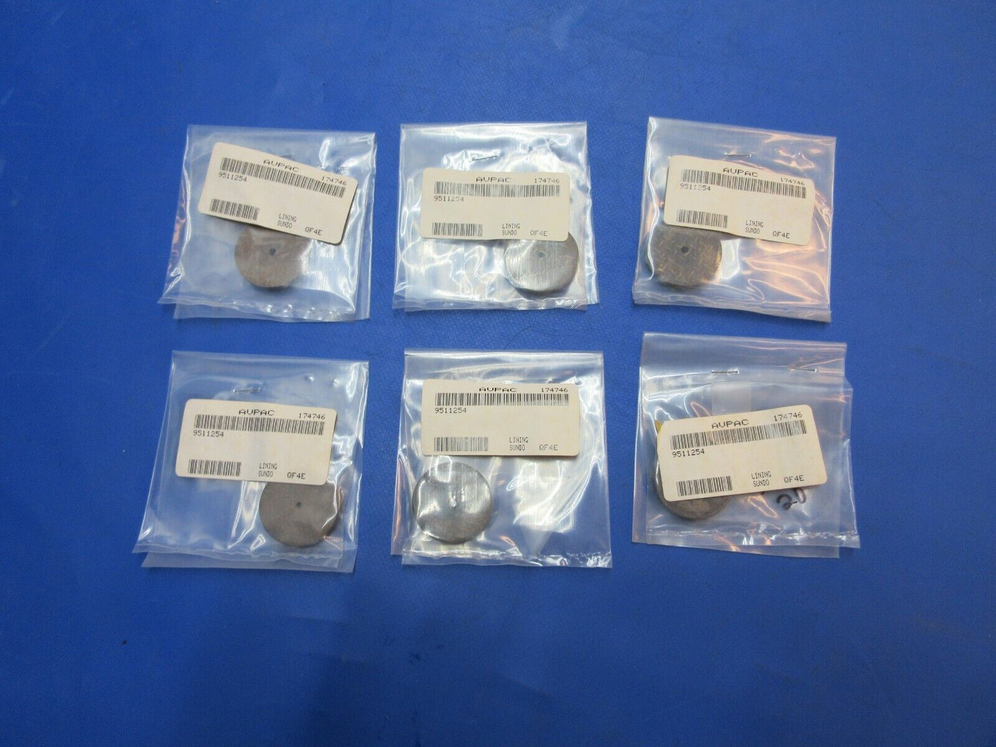 Goodyear Brake Lining P/N 9511254 LOT OF 6 NOS (1023-805)