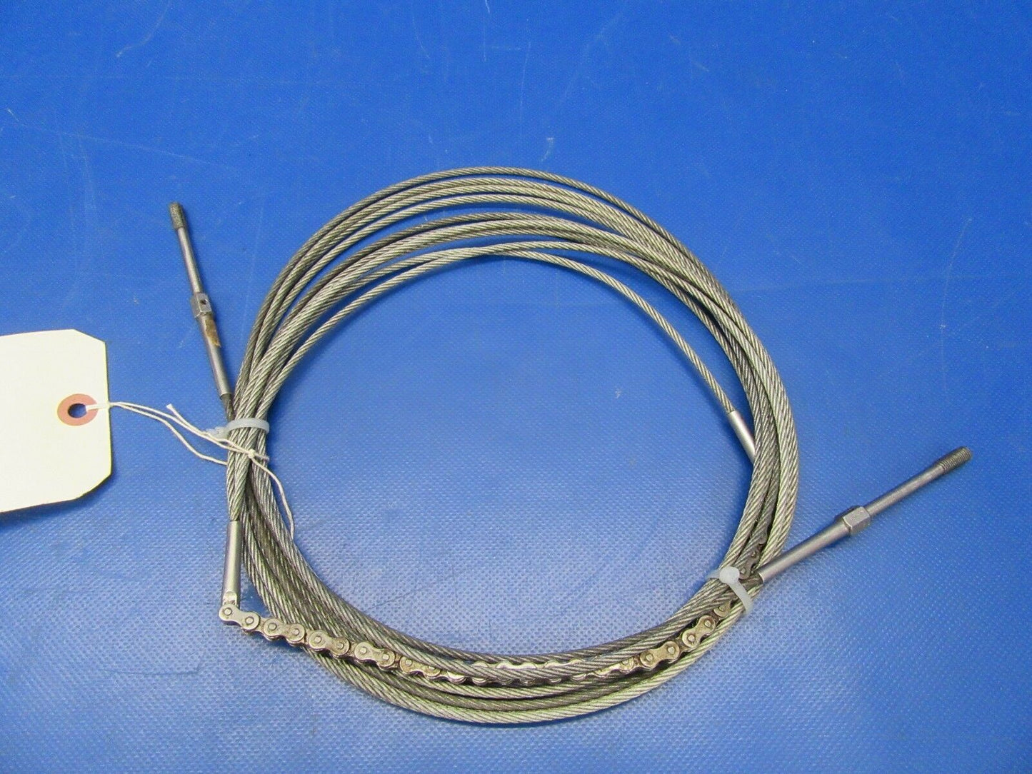 Beech Baron 95-B55 Cable Assy Rudder P/N 106-524048-37 (1018-279)