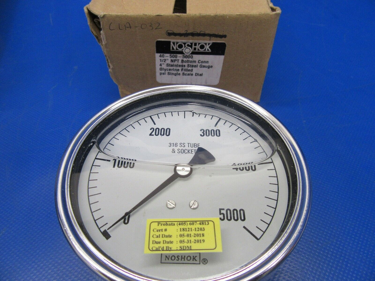 NoShok Glycerin Filled Pressure Gauges, set of 3 (1119-294)