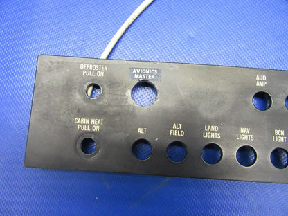 Cessna 177RG Astronics Electroluminescent Panel P/N 2013152-1 (0621-381)