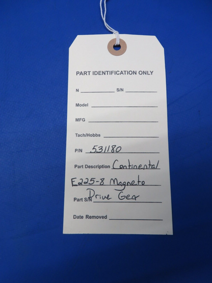 Continental E225-8 Magneto Drive Gear P/N 531180 (0823-604)