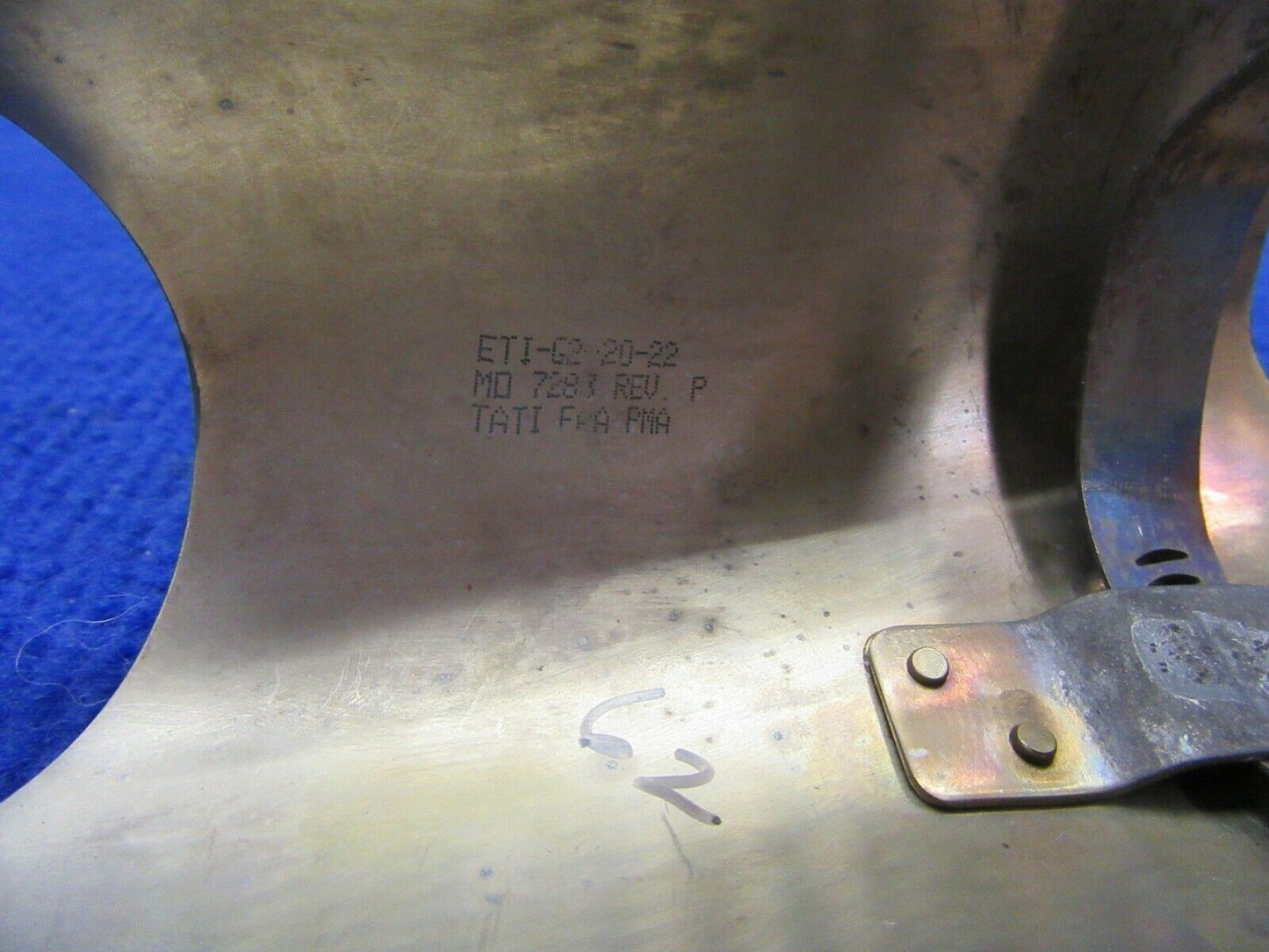 Cirrus SR-22 Heat Shield LH Exhaust P/N ETI-G2-20-22 (0122-417)