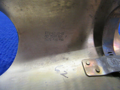 Cirrus SR-22 Heat Shield LH Exhaust P/N ETI-G2-20-22 (0122-417)
