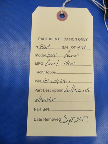 Beech Baron Bellcrank Elevator P/N 95-524011-1 (1117-117)