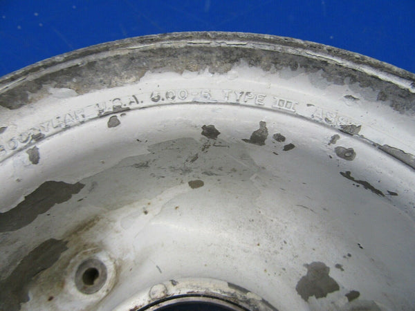 Goodyear Aero Commander 680FL 6.00 x 6  P/N 9532112 Nose Wheel 32112 (0519-390)