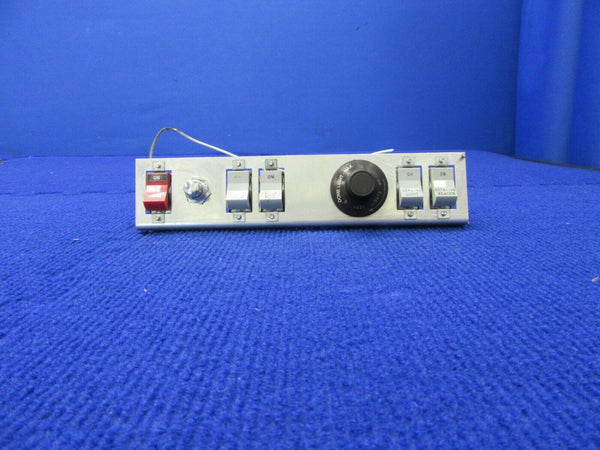 Piper PA-32-300 Cherokee Six Instrument Switch Panel P/N 487-868 (1121-417)