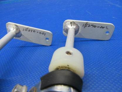 Cirrus SR22 Cabin Heat Control Rods 15270-001, 15270-002 LOT OF 2 (1019-434)