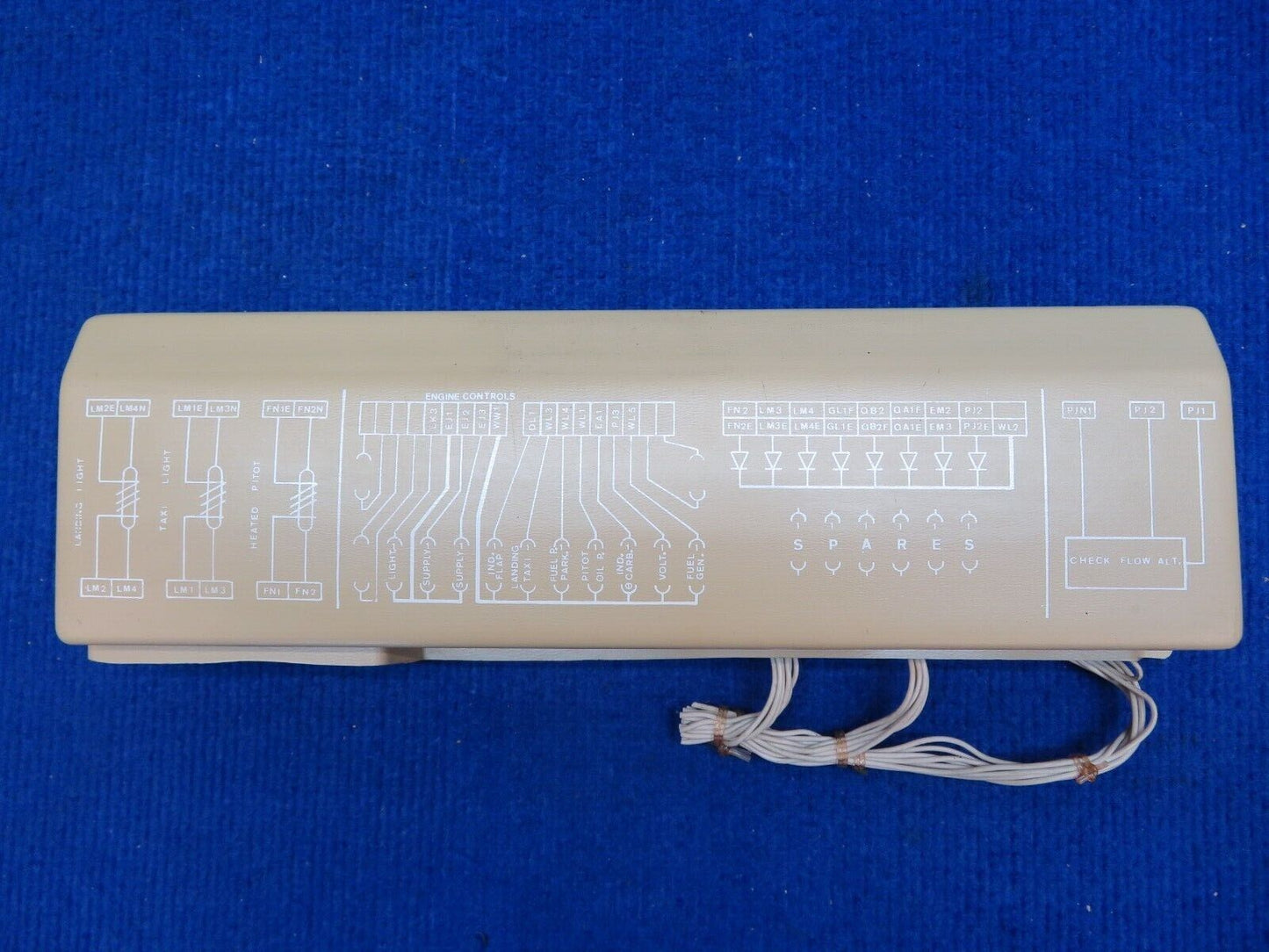 Socata TB-10 Fuse Box Assy w/ Cover P/N 61053000 (0622-898)