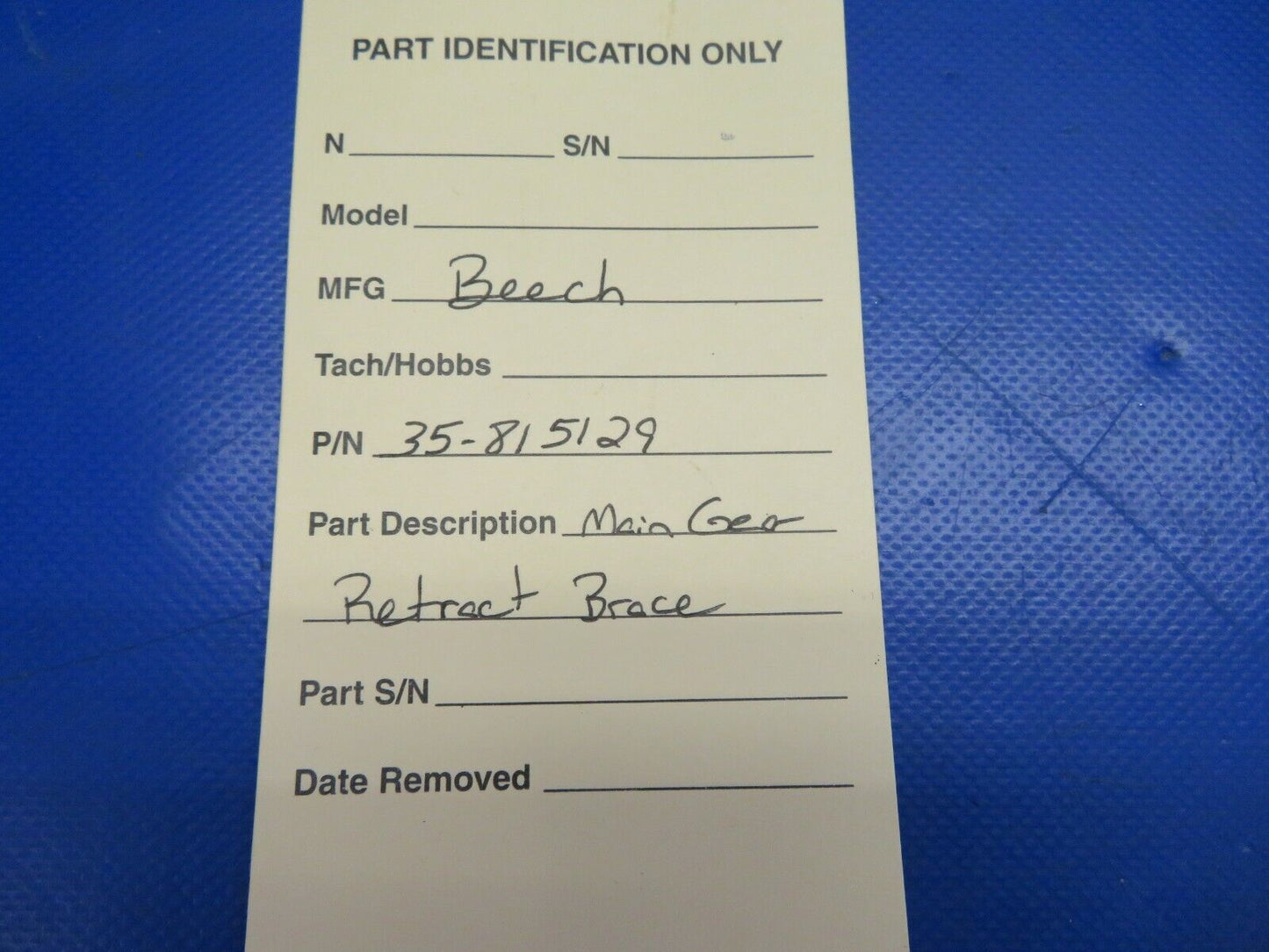 Beech Main Gear Retract Brace P/N 35-815129 (0520-568)