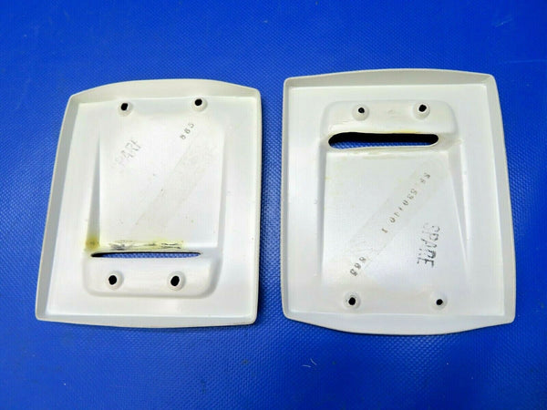 Beech 95-B55 Baron Inertia Reel Escutcheon P/N 58-530140-1 LOT OF 2 (0621-975)