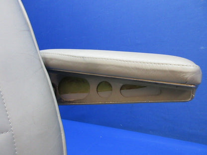 Cessna 401 / 401A Co-Pilot Seat Assy - Gray Leather P/N 5014047-4 (1223-1490)