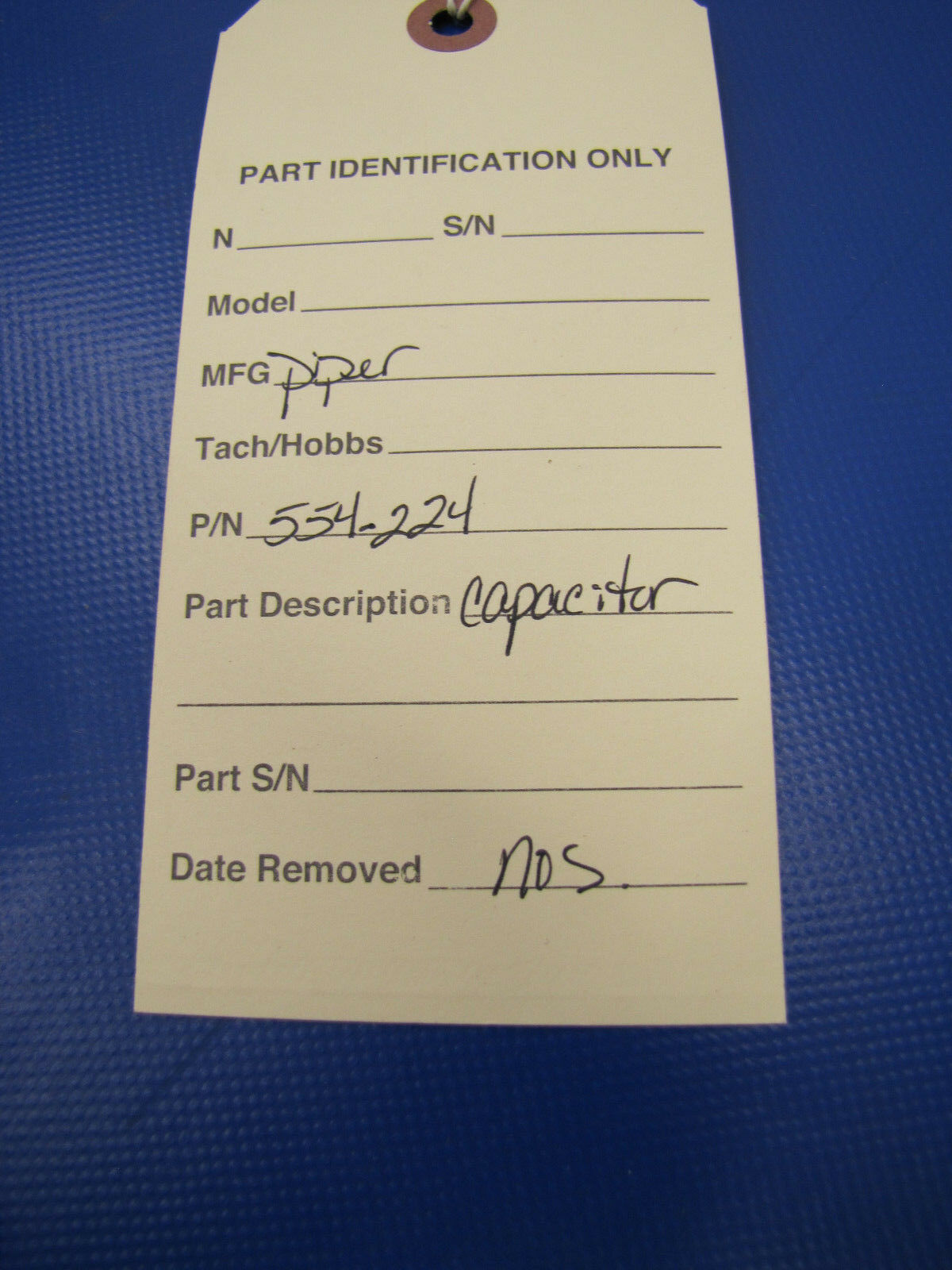 Piper Capacitor P/N 554-224 ONE LOT OF 2 (0317-239)