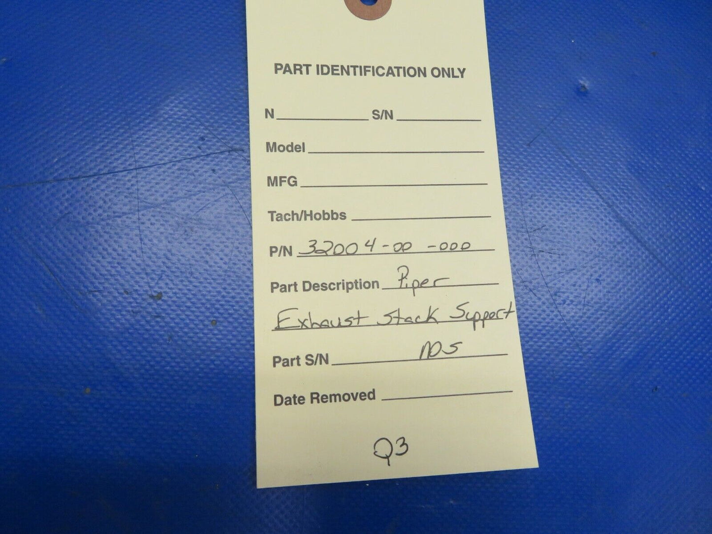 Piper Exhaust Stack Support P/N 32004-00, 32004-000 NOS (0720-903)