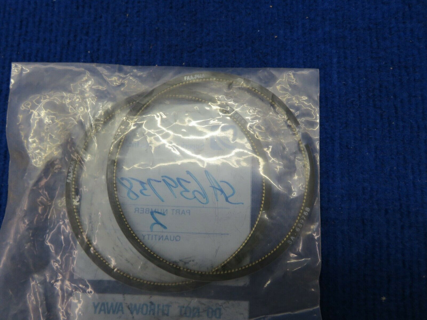 Superior Piston Ring P/N SA639758 LOT OF 2 NOS (0222-710)