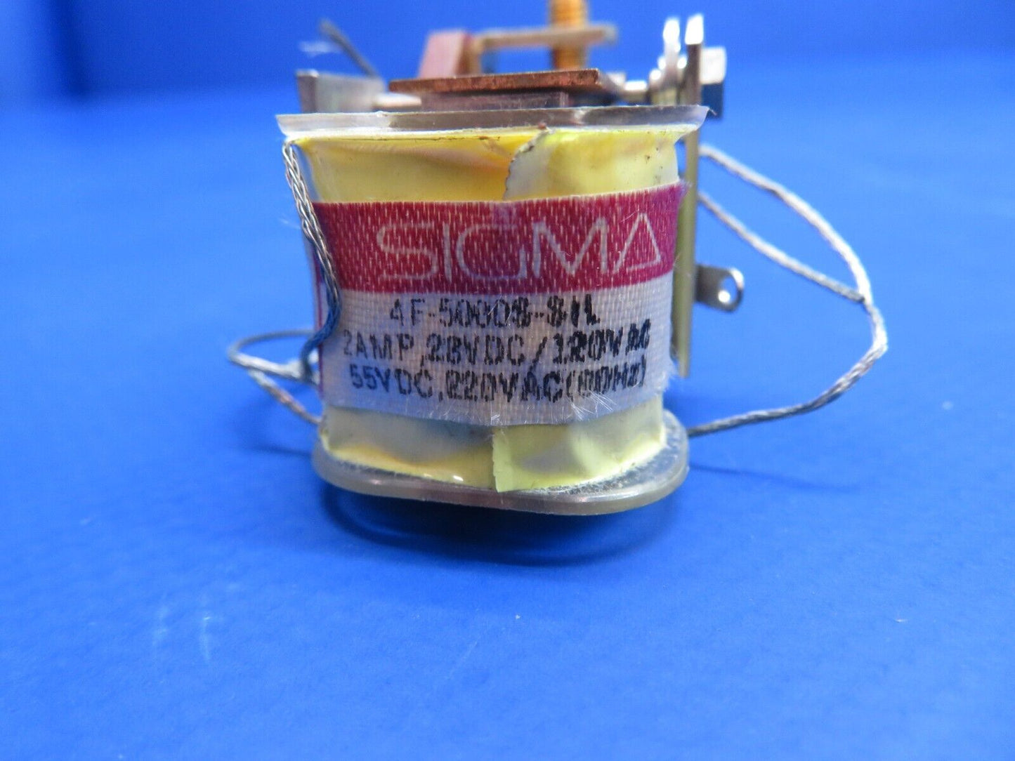 Sigma Relay P/N 4F-5000S-SIL NOS (0922-795)