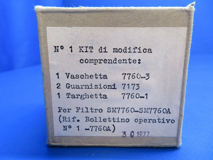 Secondo Mona Modification Kit Filter #SM7760 P/N 7760- 3, 7173 NOS (1022-537)