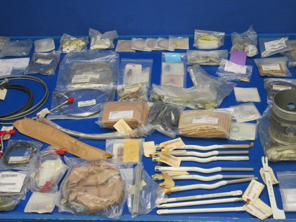Kawasaki KH-4 (Bell 47) Helicopter NOS Parts Large Lot (0519-342)