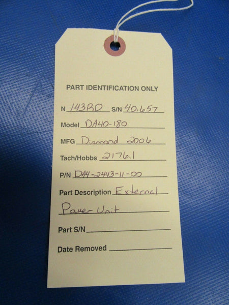 Diamond DA40-180 External Power Unit P/N DA4-2443-11-00 (0219-503)