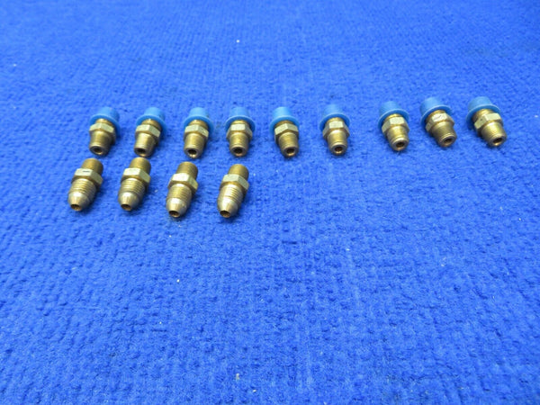 Continental Brass Pipe to Flair Fitting .13 P/N 628438 LOT OF 13 NOS (0722-484)