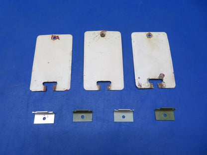 Stinson 108-1 Fuel Tank Strap Covers & Clips P/N 108-1101014 LOT (0823-517)