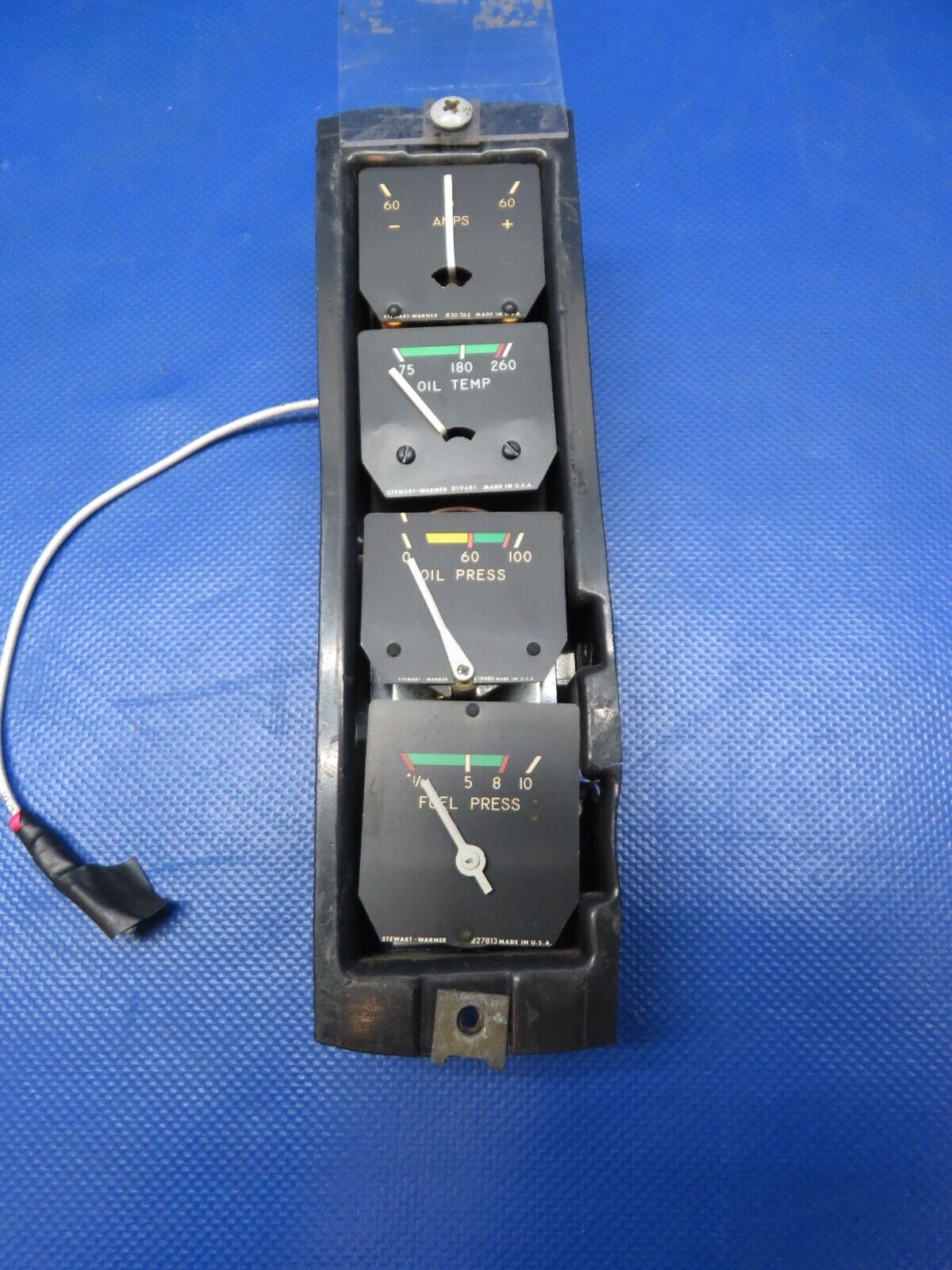 Grumman Yankee Trainer AA-1B Instrument Cluster Gauge P/N 5801010-501 (0124-265)