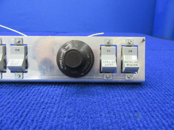 Piper PA-32-300 Cherokee Six Instrument Switch Panel P/N 487-868 (1121-417)