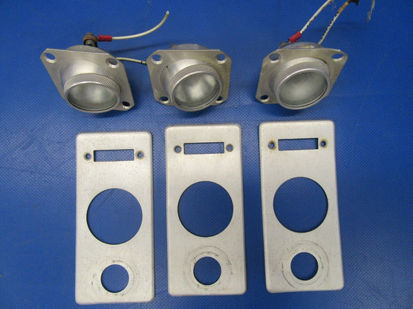 Cessna T310Q / 310 Wemac 1845 Lights & Cover Plates Oxygen Outlet 3 (1019-52)