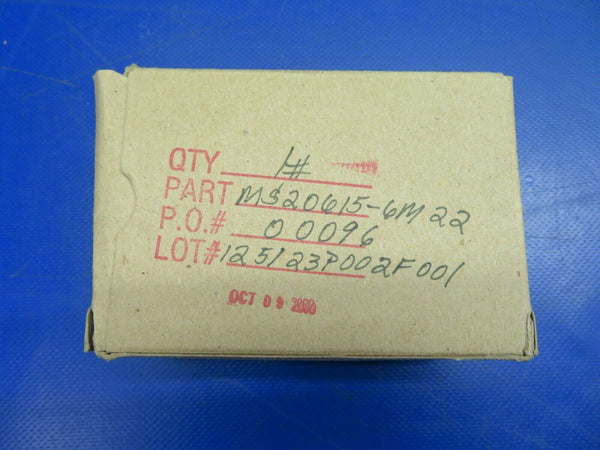 Rivet P/N MS20615-6M22 LOT OF 58 14oz NOS  (0720-602)