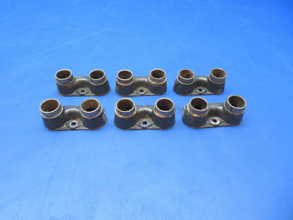 Continental A & C Series Push Rod Housing Flange P/N 530163 LOT OF 6 (0723-569)