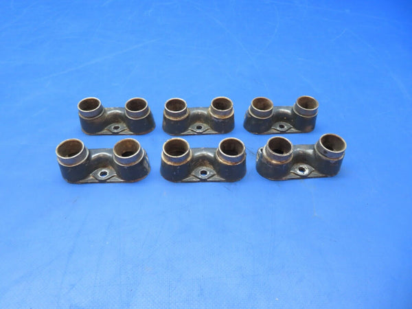 Continental A & C Series Push Rod Housing Flange P/N 530163 LOT OF 6 (0723-569)