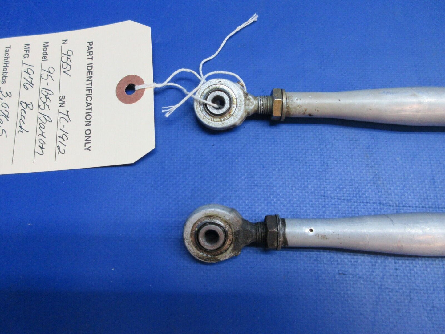 Beech 95-B55 Baron Elevator Push Rod Tube P/N 95-534017-8 LOT OF 2 (0523-1122)