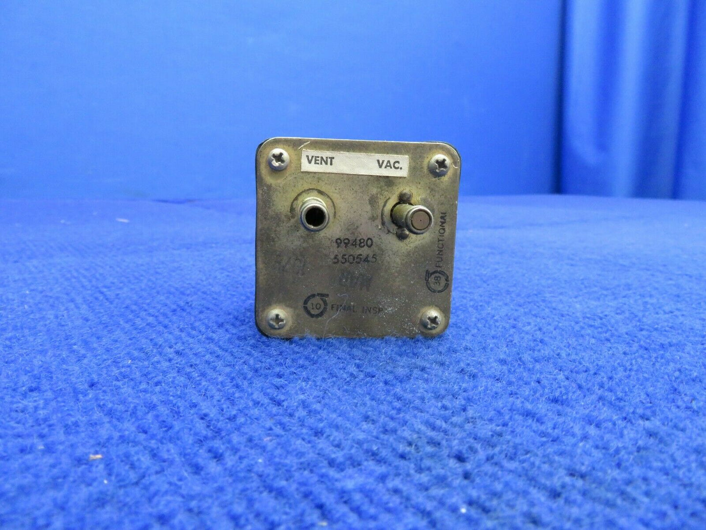 Piper Cherokee PA-28R-201T Airborne Gyro Suction Gauge P/N 1G10-1 (0222-623)