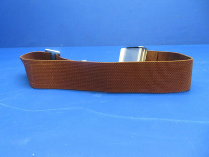 Vintage Piper Rusco Seatbelt Brown P/N 451-340 NOS Buckle only (0922-984)