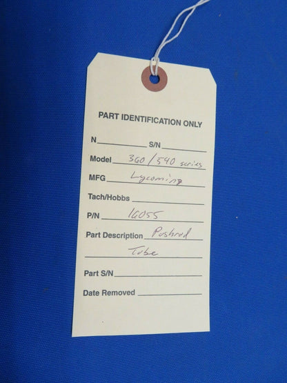 Lycoming 360 / 540 Series Push Rod Tube P/N 16055 LOT OF 2 (0920-315)